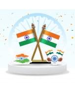 Indian Flag for Dashboard | Tricolour car sticker | Unity car sticker