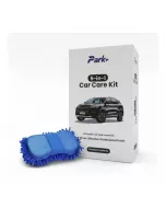 Microfiber Cleaning Sponge Glove | 5 IN 1 Car Care Kit | Car Shampoo | Scratch Remover | Dashboard Polish | Tire Polish | Leather Wax | 10ml