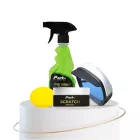 Exterior Combo For Car | Glass Cleaner (250 ml), Scratch Remover, Sponge Applicator (1) & Rain Cover (2)