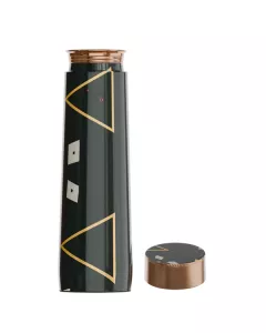 Pure Copper Elegant Bottles | Premium Coated Water Bottles | 1000 ML-Black