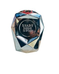 Car Engine Start/Stop Button Cover | Silver