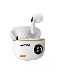 FireBud 61 True Wireless Earbuds | 5.3 BT Version Bluetooth Headset | White