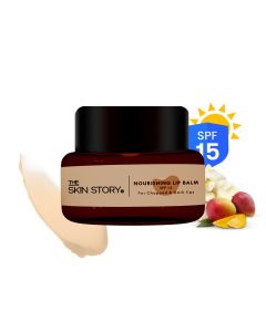 Lip Balm |SPF 15 |Anti-Pigmentation, Almond Oil & Cocoa Butter |Paraben Free | 25g