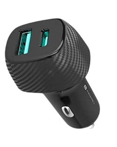 Car Power 6 - Car Charger with Dual USB Port (PD+QC) 36 Watt