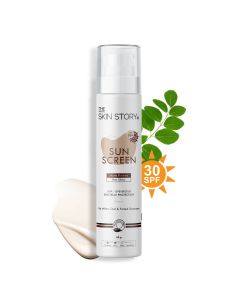 Broad Spectrum Sunscreen|SPF 30 |Anti-Aging & Lightweight Matte Finish|Paraben-Free|40g