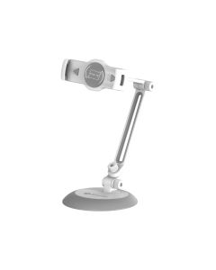 Heavy Duty Table Top Stand for Tablets & Phones | White