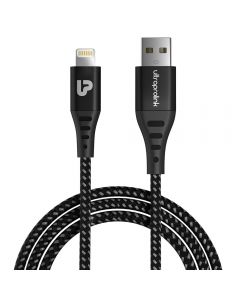 USB-A to Lightning -3A/15W | Fast Charging Metal Cable with Nylon Braiding 2m