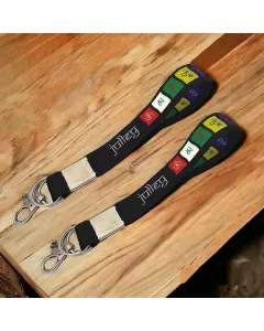 Tibet Flag | Lanyard Keychain with Ring