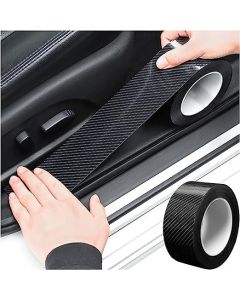 Scuff Plate Protection Tape - Carbon Fibre