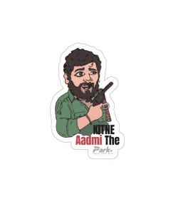 Kitne aadmi the Sticker