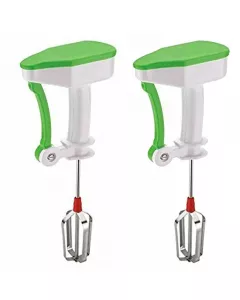 ABS Plastic Egg Beater for Multi Kitchen Cooking, Hand Blender (MULTICOLOR, Pack of 2)