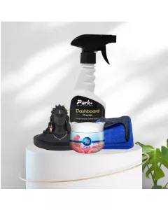 Festive Combo 4 | Ambi Pur Rose, Adiyogi Car Idol, Microfiber Cloth, Dashboard Dresser (250 Ml)