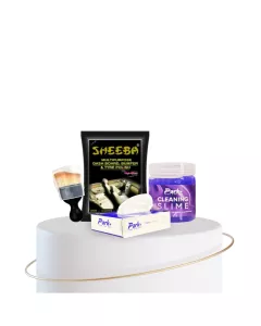 Dust-Free Combo | Mini Cleaning Brush, Multipurpose Polish (10 ml), Tissue Box, Cleaning Slime