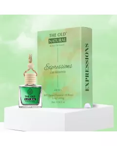 Expressions Car Perfume | Essential Oil based with wooden diffuser | 10ml