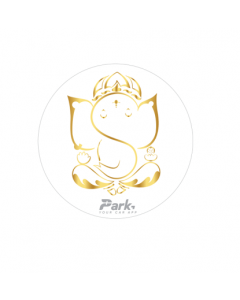 Ganesh ji Car Sticker | 3x3 inches