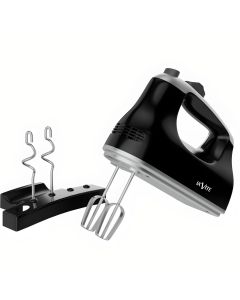 Electric Hand Mixer | Whisk & Dough | 300 W | Black