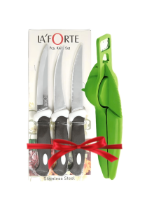 Knife Set and Lemon Squeezer Combo | 3 Pcs