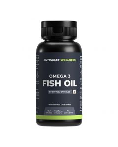 Wellness Omega 3 Fish Oil | 1000mg | 60 Capsules | Heart | Eyes | Joint