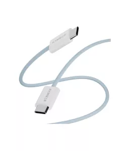 Type C to Type C Cable | 65W Braided | Fast Charging |1.5 m | Blue 