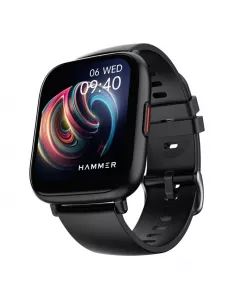 Fit Plus 1.85 inch | Bluetooth Calling Smartwatch | Metallic Body | Black