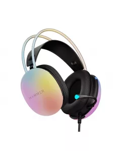 Blaze Gaming Headphones | Stereo 7.1 Sound | RGB Lights & Adjustable Band | 50mm Drivers |Black
