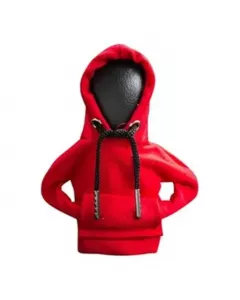 Car gear knob hoodie-Red
