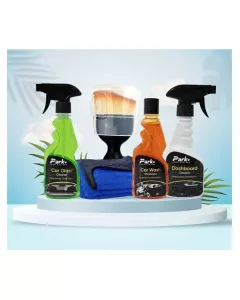 Car Shampoo | Glass Cleaner | Tyre Shiner | Microfiber 600GSM | Tyre Brush