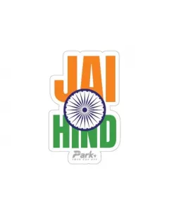 Jai Hind Ashoka Chakra sticker | 6x4 inches