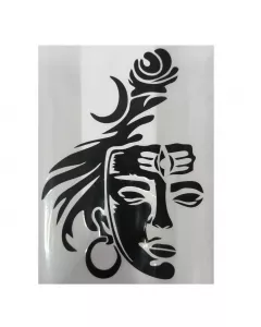 Shiv Ji Car Sticker | 6x4 inches
