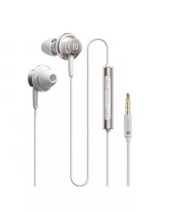 Conch Sigma A in Ear 3.5mm Aux Wired Earphones | Powerful Audio |14.2mm Driver | Anti Tangle Wire | White