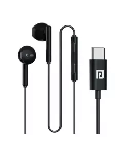 Conch Theta C in Ear Type C Wired Earphones | Powerful Audio |14.2mm Driver | Unique Earbuds Design | Black