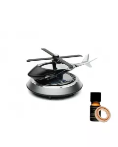 Smart Look Car Solar Helicopter Solar Power Dashboard Air Freshener Perfume  | Multicolors