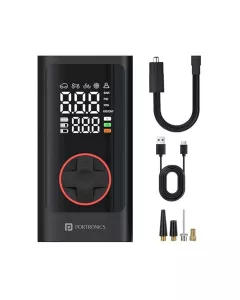 Rechargeable Tyre Inflator with 150 PSI Pressure | 6000 mAh Battery | Black-Vayu 7.0