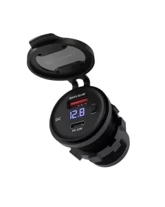 Spark 51W Multi-Vehicle Phone Charger | 33W Type-C Power Delivery | 18W USB Fast Charging | Type-C & USB Dual Output | POR 1862