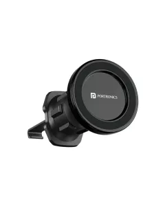 Mogun 4 Magnetic Car Phone Holder Stand with Strong Magnetic Grip | AC Vent Mount, 360 Degree Rotation | Black | POR 2532