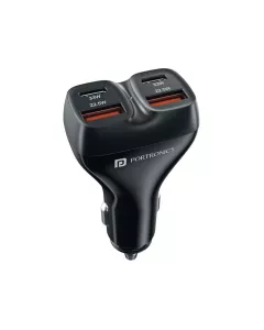 Car Power Quard 111W Car Charger | 4 Ports Fast Car Charger | Dual 33W Type-C PD | Dual 22.5W USB-A | POR 1864