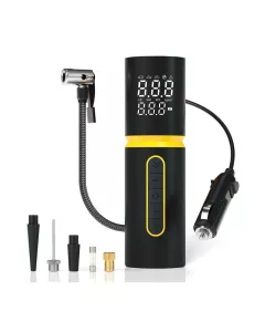 Vayu 5.0 Lite, Portable 12V DC Corded Tyre Inflator | 150 PSI | Fast Inflation | Digital LED Display | 3M Power Cord | POR 3198