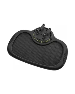 KolorFish in 1 Universal Car Dashboard Phone Mat | 360 Degree Rotating Car Phone Holder | Black