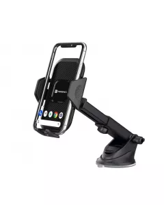 Car Mobile Phone Holder Stand | Phone Holder Stand for Dashboard &amp; Windshield | 360° Rotational | Clamp M