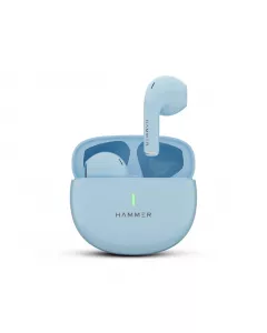 Ultra Pods True Wireless Earbuds with In-Built Mic | 100H Standby Time | LED Indicator | Blue
