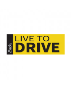 Live to Drive Car Sticker | 6x2 inches