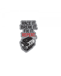 Race It Car Sticker | 6x2 inches
