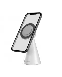 Mogun 5 Compatible with Magsafe | Magnetic Universal Phone Holder | 360°Rotation & 180°Pivot | White