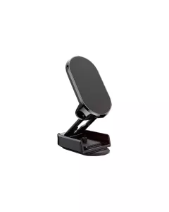 KolorFish Alloy Folding Magnetic Car Mobile Phone Holder | 360 Degree Rotation | Folding Bracket for Car | Black