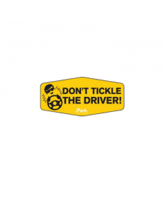Don't Tickle Car Sticker | 6x2 inches