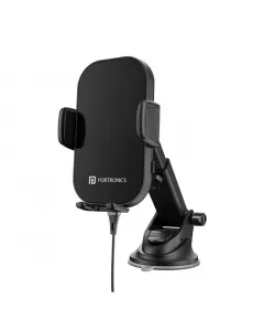 Wireless Car Charger | 15 Watts Fast Charging | Free Type-C Cable |360° Rotation | Clamp 3