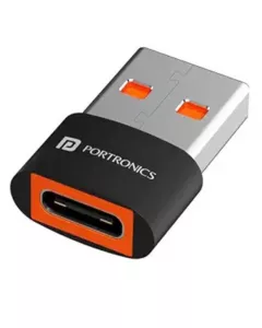 Bridge X USB 3.0 Type C Female to USB Male OTG Adapter | 5Gbps High Speed Data Transfer | Fast Charging-POR 2788