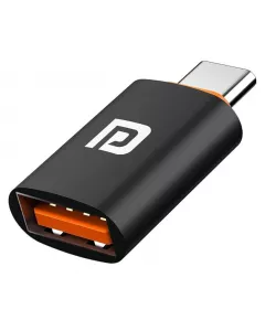 Bridge X USB 3.0 Type C Female to USB Male OTG Adapter | 5Gbps High Speed Data Transfer | Fast Charging | POR 2789