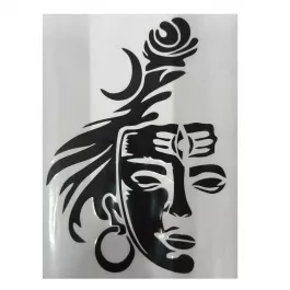 Shiv Ji Car Sticker | 6x4 inches